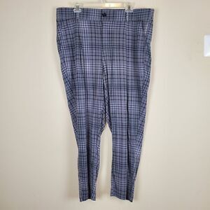 Torrid Gray Plaid Front Stretch Dress Pants Size 18